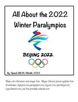 All About The Winter Paralympics 2022 by Speech with Ms Michelle