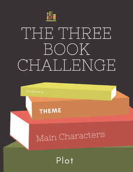 Preview of The 3 Book Challenge: Book Review Graphic Organizer