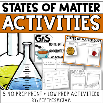 Preview of States of Matter | Posters and Activities