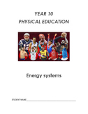 The 3 Energy Systems unit/student activity booklet