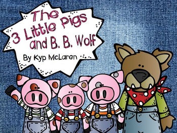Preview of The 3 Little Pigs and B.B. Wolf