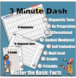 The 3 Minute Dash; Mad Minute, Diagnostic Tests, Multi Lev