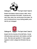 "The 39 Clues: The Viper's Nest" (book 7), Project Challenges