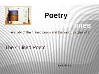 Preview of The 4 Lined poem