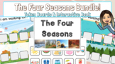 The 4 Seasons BUNDLE! - 4 Virtual Token Boards & Interactive Book