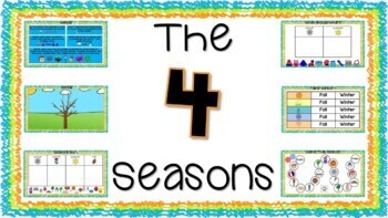 Preview of The 4 Seasons Google Slides Activities