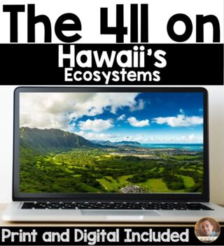 Preview of The 411 on Hawaii: A Print & Digital Study of Volcanoes for Distance Learning