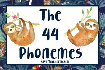 Preview of The 44 Phonemes