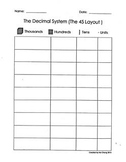 The 45 Layout Worksheet