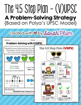 Preview of A UPSC-Based Problem Solving Strategy {The 4 (.5) Step Plan}