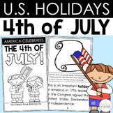 The 4th of July - A U.S. Holiday Book for 1st and 2nd Grad