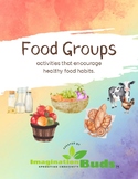 The 5 Food Groups, Healthy Eating Worksheets, Food Groups 