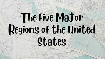Preview of The 5 Regions of the United States Google Slides