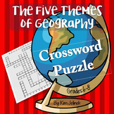 Five Themes of Geography Crossword