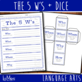 The 5 W's Bundle - Writing and Dice Game - Who, What, When
