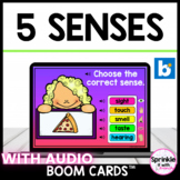 The 5 senses Boom Cards™️
