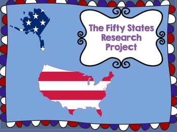 Preview of The 50 States Research Project