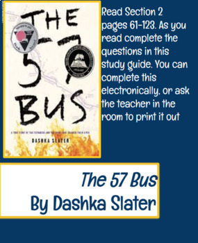 Preview of The 57 Bus Guided Reading Packet Section1