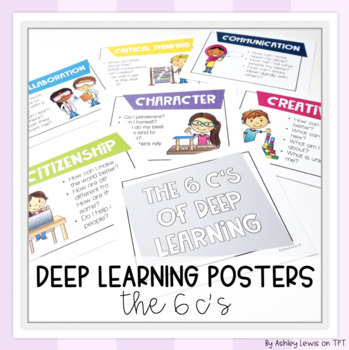 Preview of The 6 C's of Deep Learning STEAM Posters