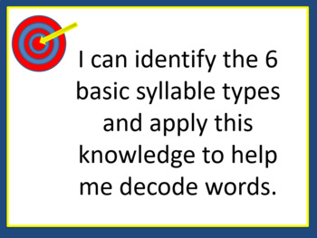 Preview of The 6 Syllable Types Power Point Lesson and Follow-up Worksheet