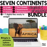 The 7 Continents Bundle | Activities Worksheets Games Powe