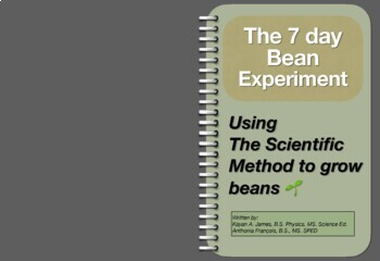 Preview of The 7 Day Bean Plant Experiment Lab, Using The Scientific Method To Grow Beans