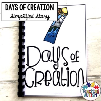 Preview of The 7 Days of Creation Bible Story