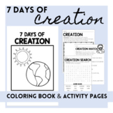 7 Days Of Creation Worksheets & Teaching Resources | TpT