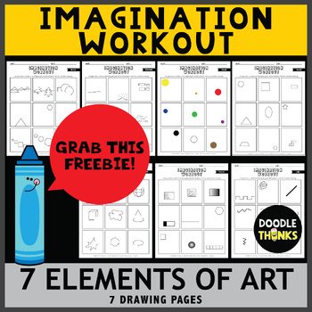 Preview of The 7 Elements of Art Imagination Workout FREEBIE