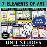 The 7 Elements of Art Study BUNDLE Lessons | Imagination W