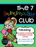 The 7 Summary Club - Summarizing and DRA Success