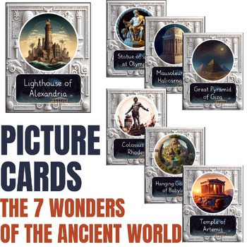 Preview of The 7 Wonders of the Ancient World - Picture Cards