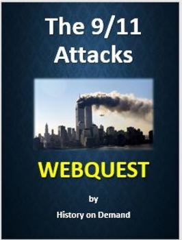 Preview of The 9/11 Attack WebQuest PDF Online Activities Format