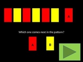 The ABAB Pattern Game (red and yellow only)