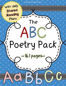 Preview of The ABC Poetry Pack ~ w/ daily Shared Reading plans {Common Core Aligned)