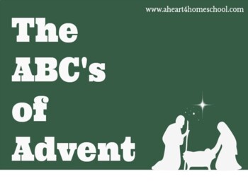 Preview of The ABC's of Advent