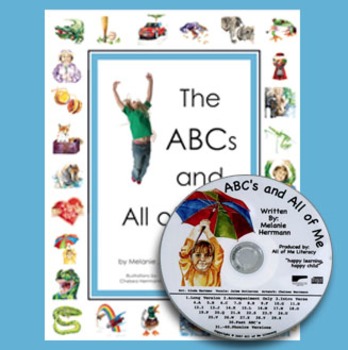 Preview of The ABCs and All of Me Full Color Classroom  Video Book and Song