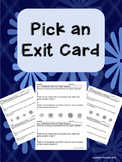 Exit Card Reflections Collection