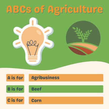 Preview of The ABCs of Agriculture
