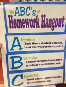 Preview of The ABC's of Homework Hangout