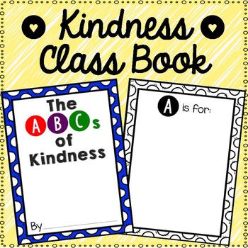 Preview of The ABCs of Kindness Class Book