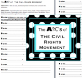 Reading Guide for Civil Rights Books & Lessons, Literacy C