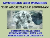 The Abominable Snowman: Reading Comprehension Passage and 