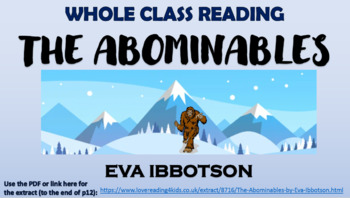 Preview of The Abominables - Whole Class Reading Session!