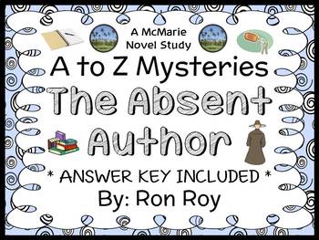 Preview of The Absent Author : A to Z Mysteries (Ron Roy) Novel Study / Comprehension