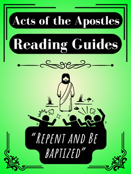 Preview of The Acts of the Apostles Reading Guides (Broken Down Into Important Stories)