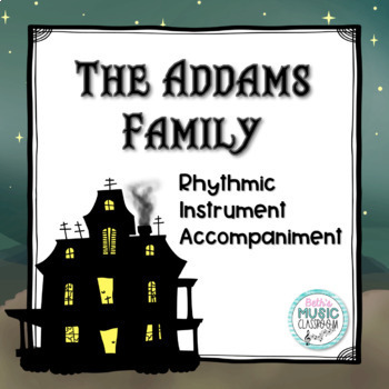 Preview of The Addams Family Song with Rhythmic Arrangement