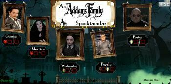 Preview of The Addams Family Spooktacular Review Game