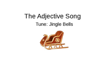 Preview of The Adjective Song