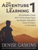 The Adventure of Learning 1: 28 Quotation Cards with Noteb